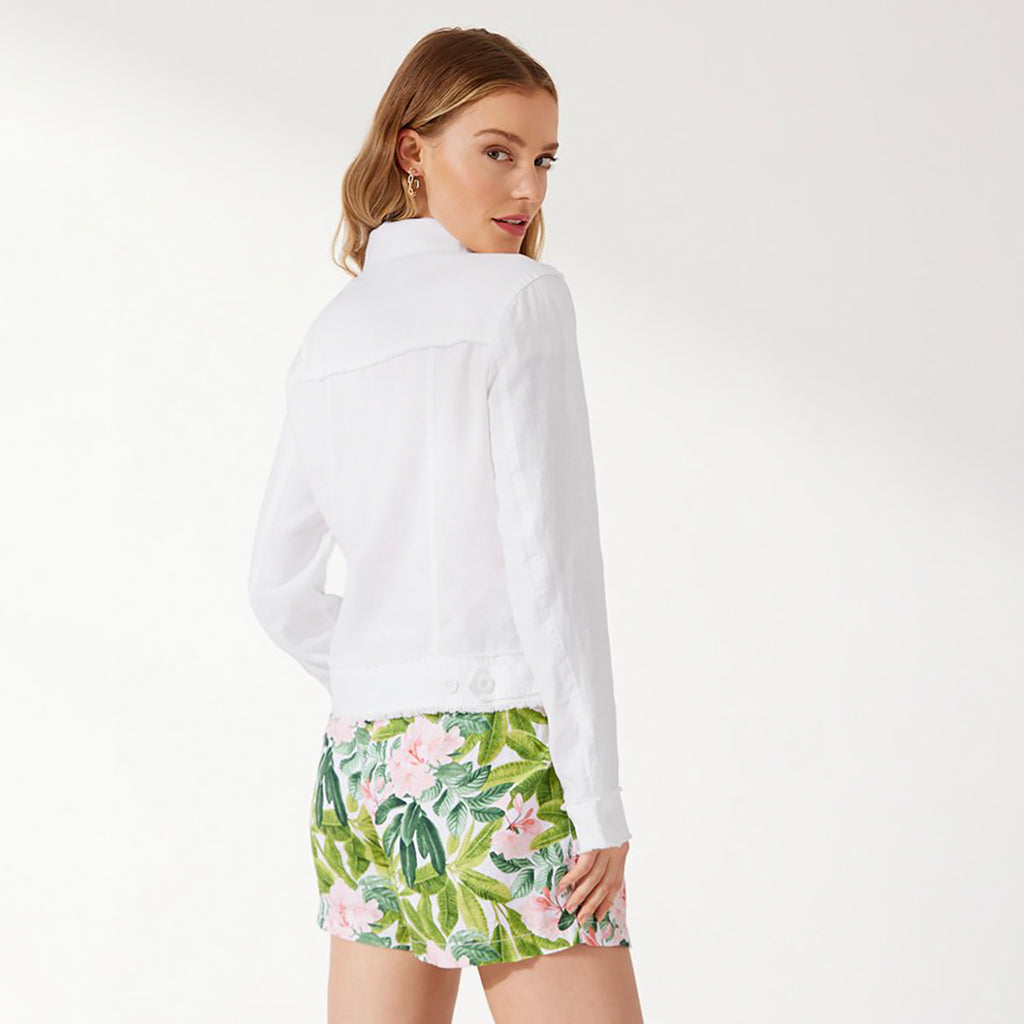 "Tommy Bahama" Two Palms Raw Edge Jacket White