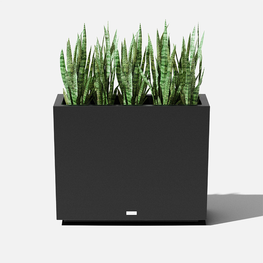 Block Span Short Planter 30X12X24" Black
