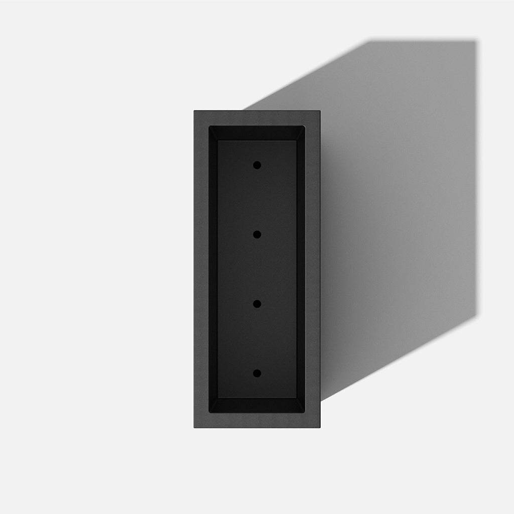 Block Span Short Planter 30X12X24" Black