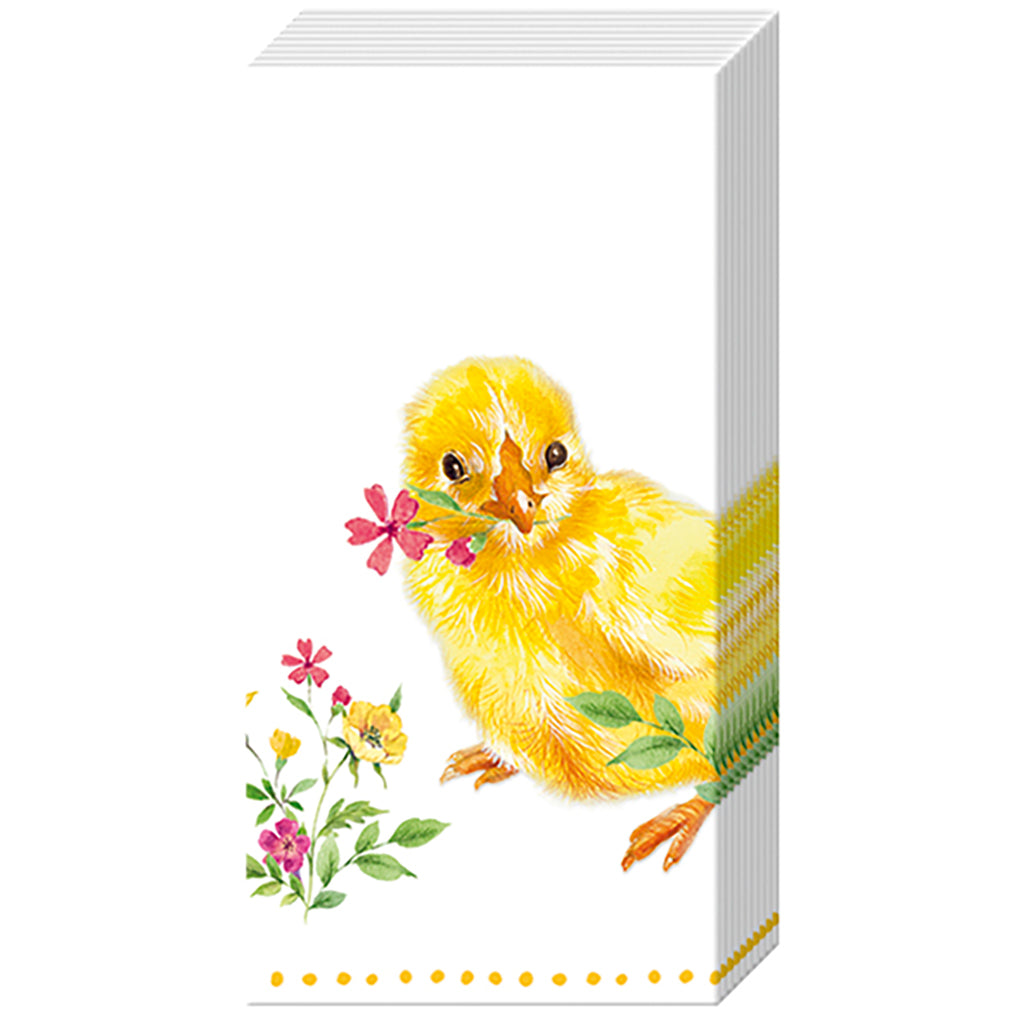 Add some seasonal colour and fun to your Spring atmosphere with the Chicks Tissue. With a simple, yet bright design these tissues will elevate your Spring gatherings for all ages to enjoy.&amp;nbsp;