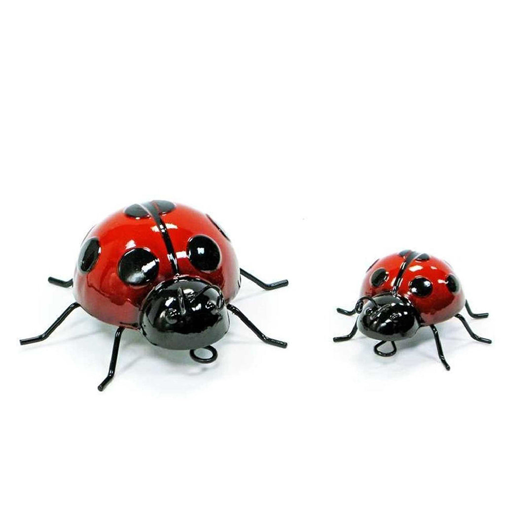 Add a touch of whimsy to your home décor with the Metal Decorative Ladybug Wall Art. Made from high-quality metal, this charming piece is sure to bring a smile to anyone's face. Perfect for indoor or outdoor use, it will brighten up any living space.