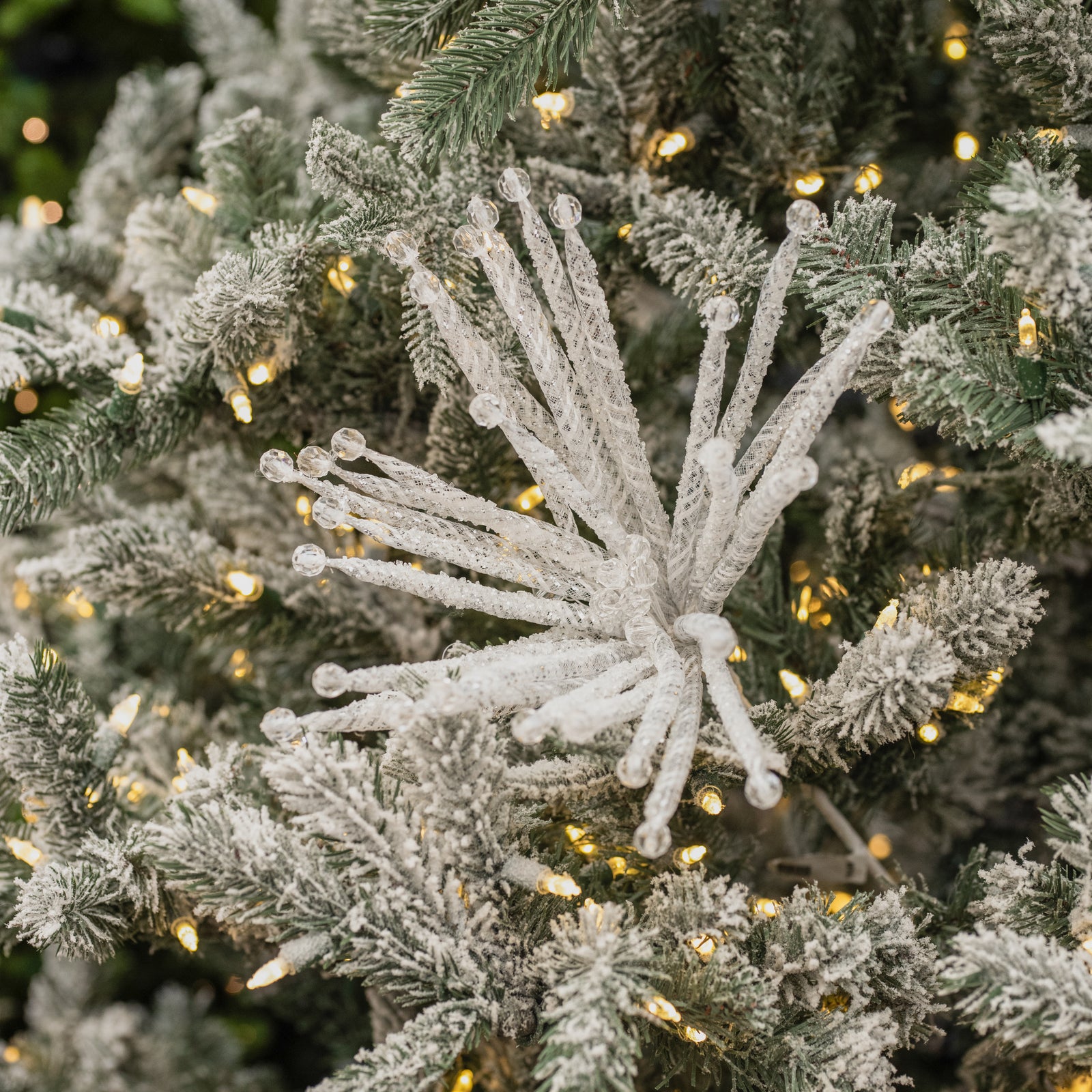 Glitter Starburst Crystal Stem 22"