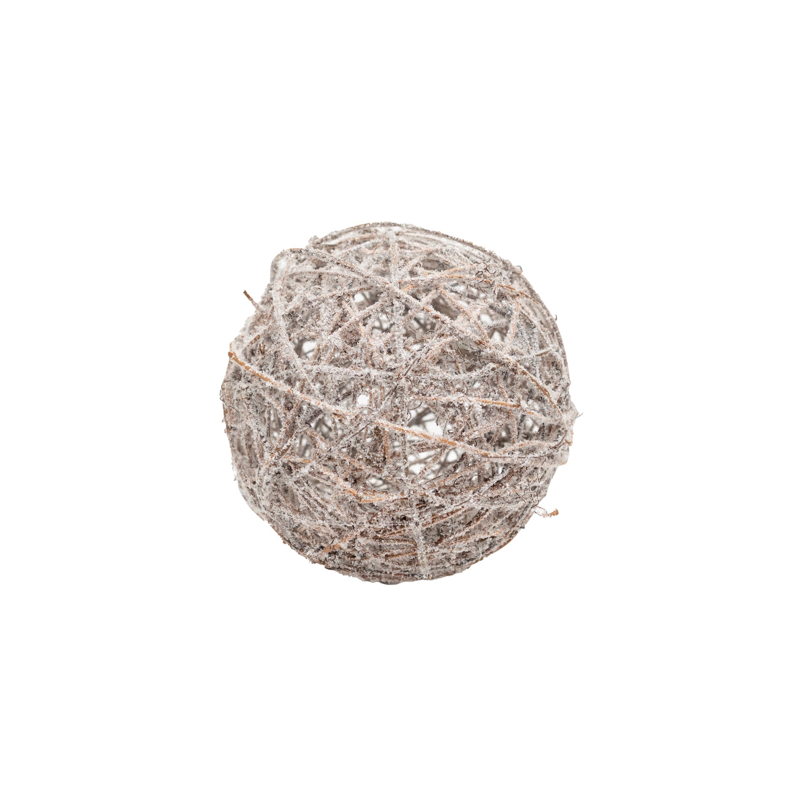 Frosted Vine Ball Ornament