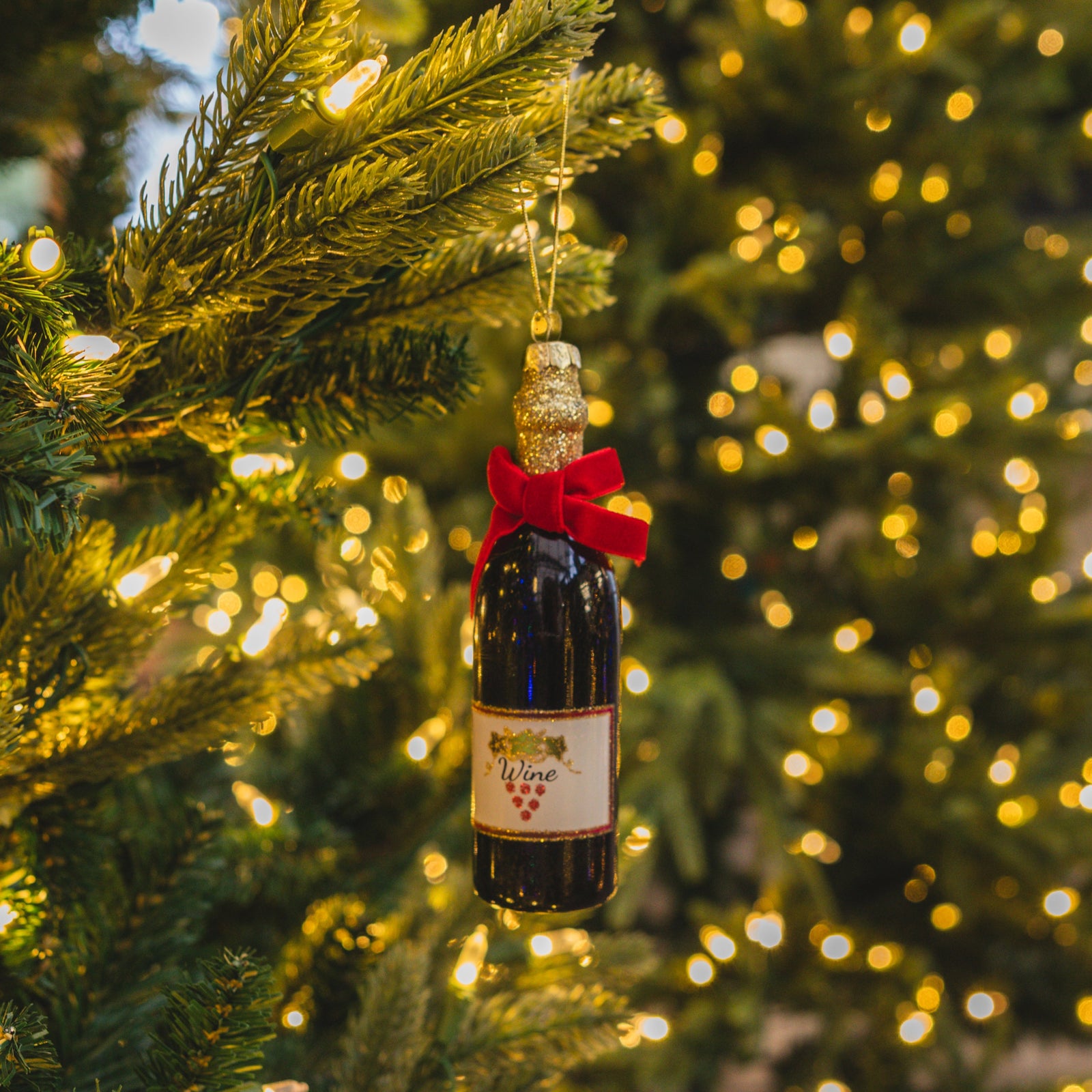 Wine Bottle Ornament