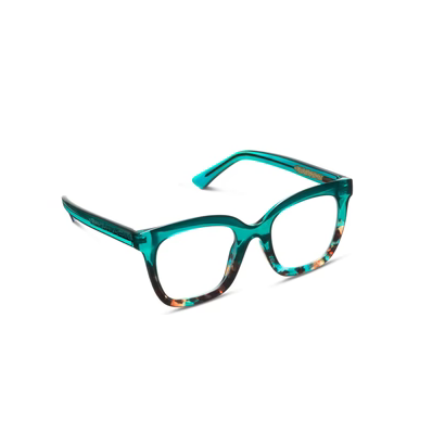 Fanfare Teal Botanical