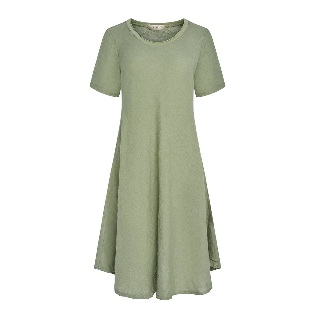Astrid Ocean Dress Khaki