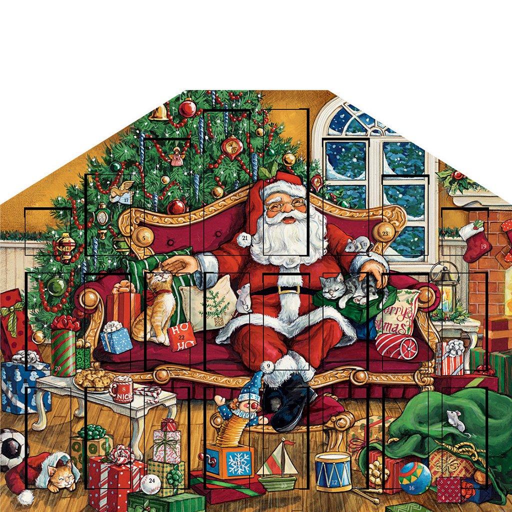 Advent Calendar Santa's Throne 15 x 18.5 inches Sheridan Nurseries