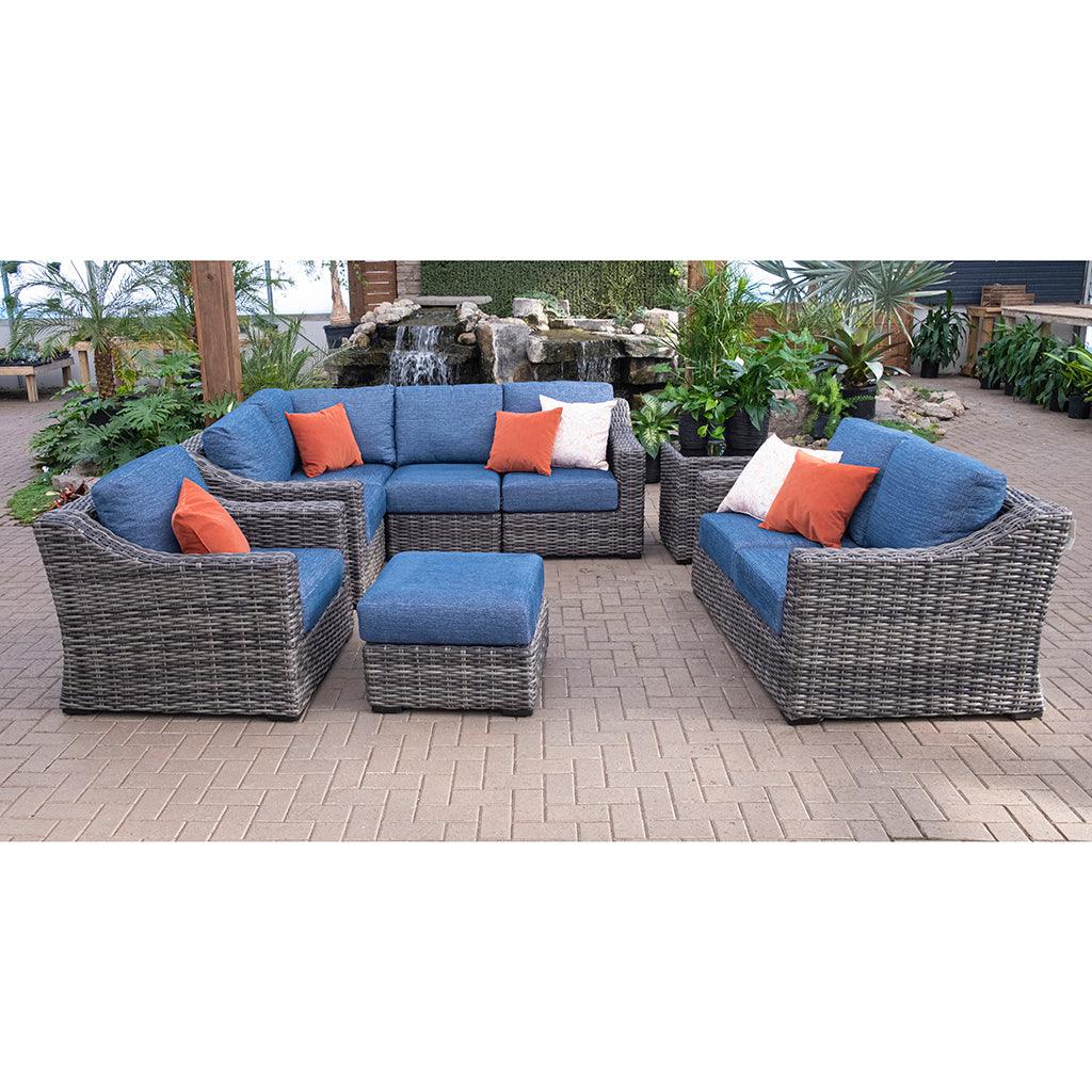 Sorrento rattan corner online sofa set