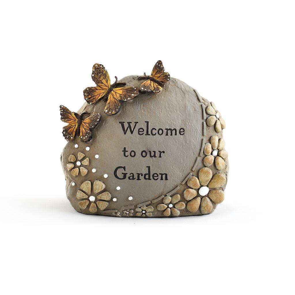 Add an inviting touch to your outdoor space with the Butterfly Welcome Stepping Stone. Its simple yet timeless design will add a warm and welcoming vibe to any garden, while the intricate detail adds a touch of elegance