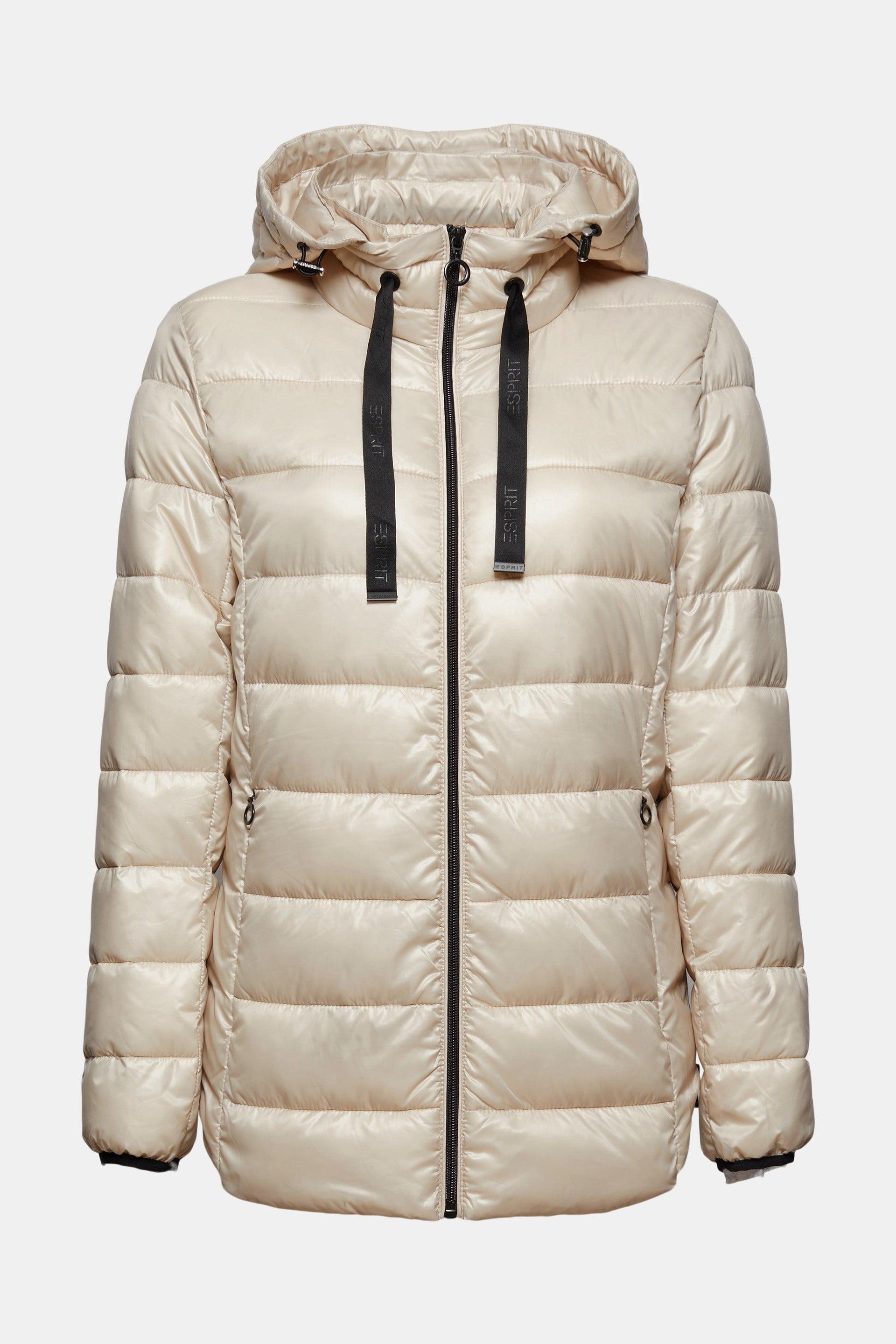 Hooded Puffer Coat Cream Beige - Sheridan Nurseries Online