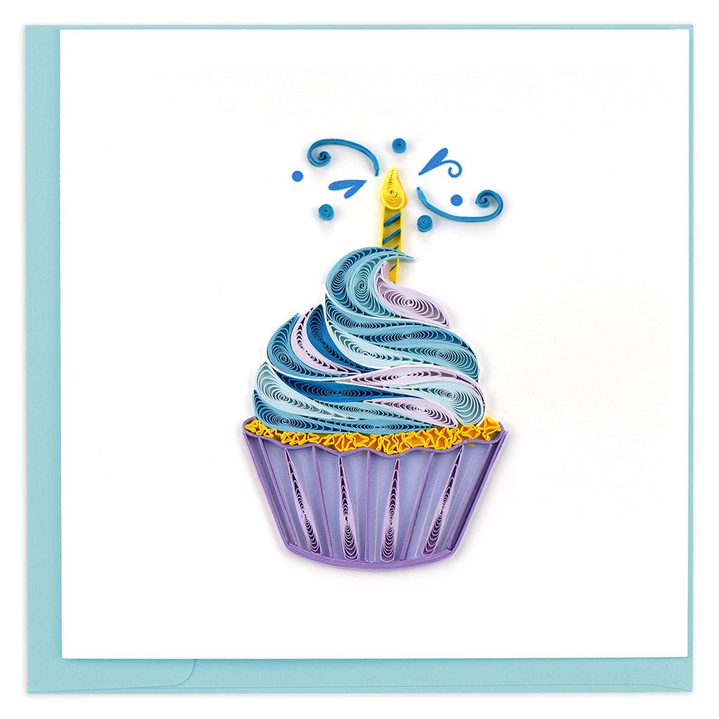 Quilling Card Cupcake & Candle