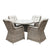 Hastings Dining Set 5 Piece Driftwood Beige