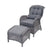 Rio 5 Pc Reclining Chat Set Anthracite
