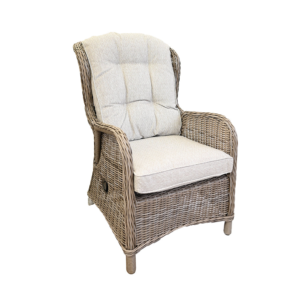 Rio 5 Pc Reclining Chat Set Driftwood