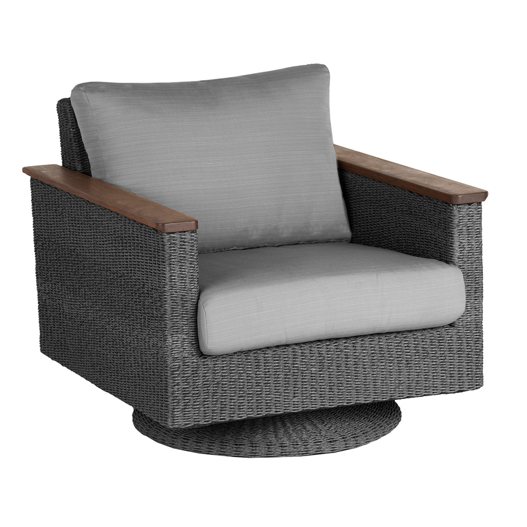 Coral Swivel Chair with Cushion