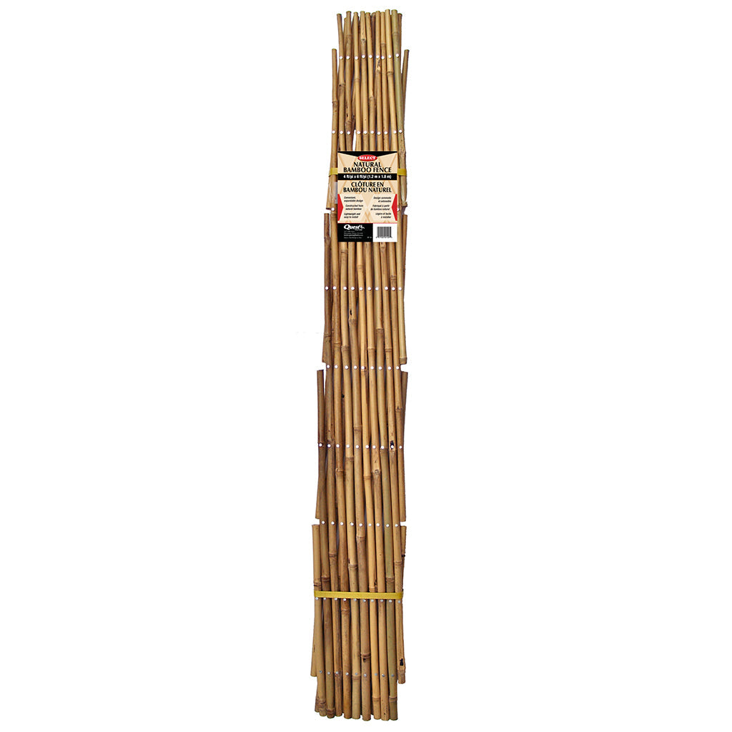 Bamboo Fence Natural 4Ft X 6Ft