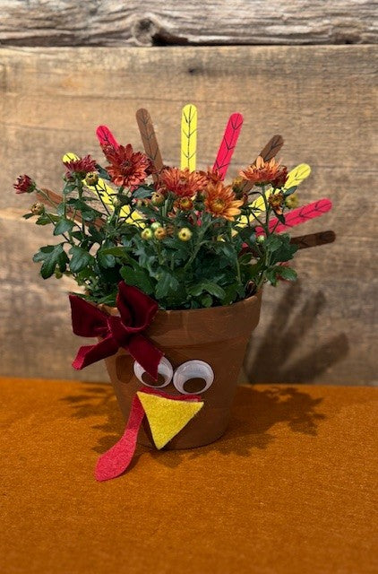 Etobicoke Garden Centre Little Diggers: Thanksgiving Turkey Pot