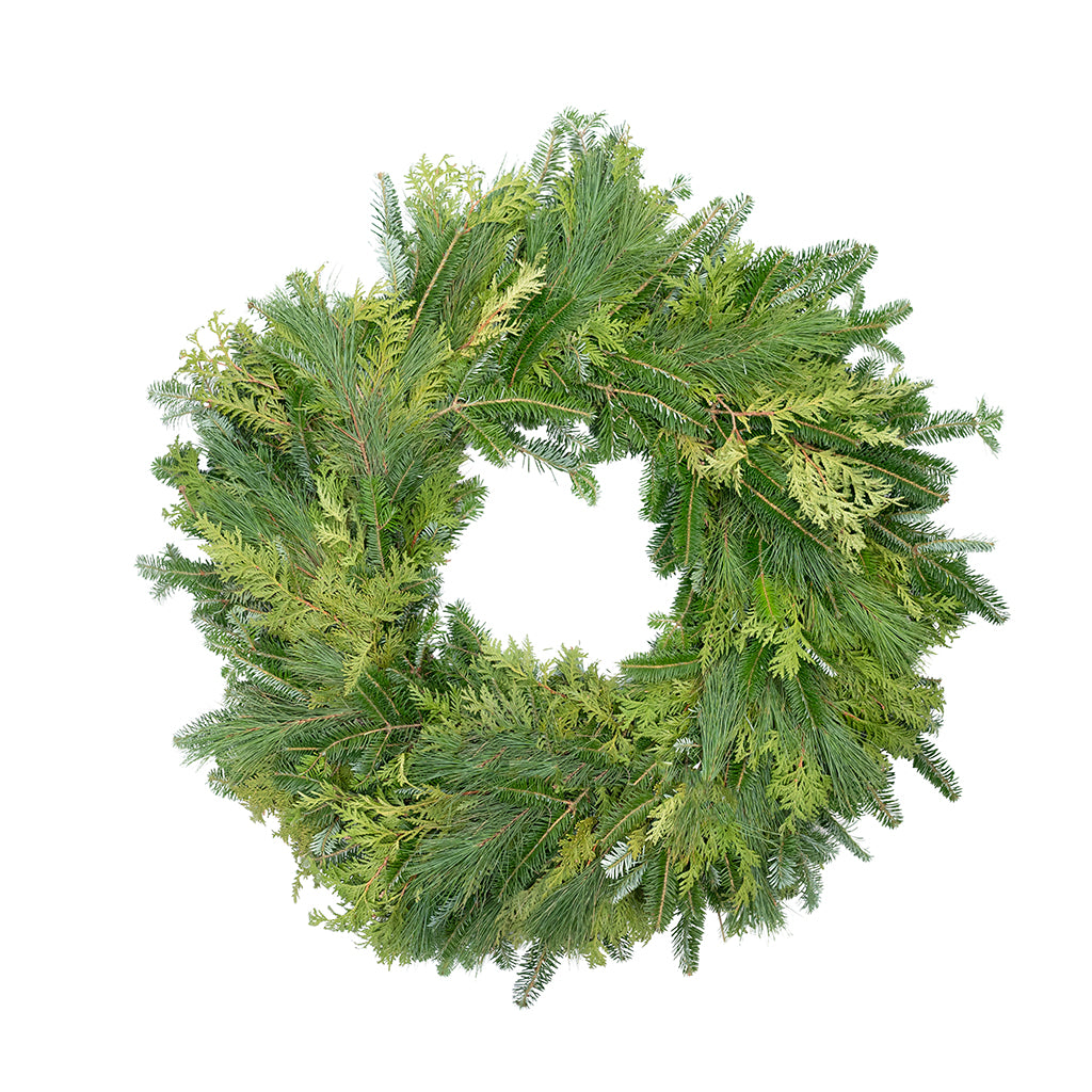 Mixed Wreath 12" - (Trimix)