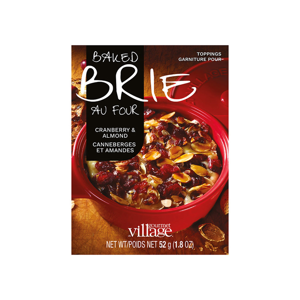 Delight your guests with a unique spin on classic Brie cheese - the Brie Topping Mix Cranberry Almond. 