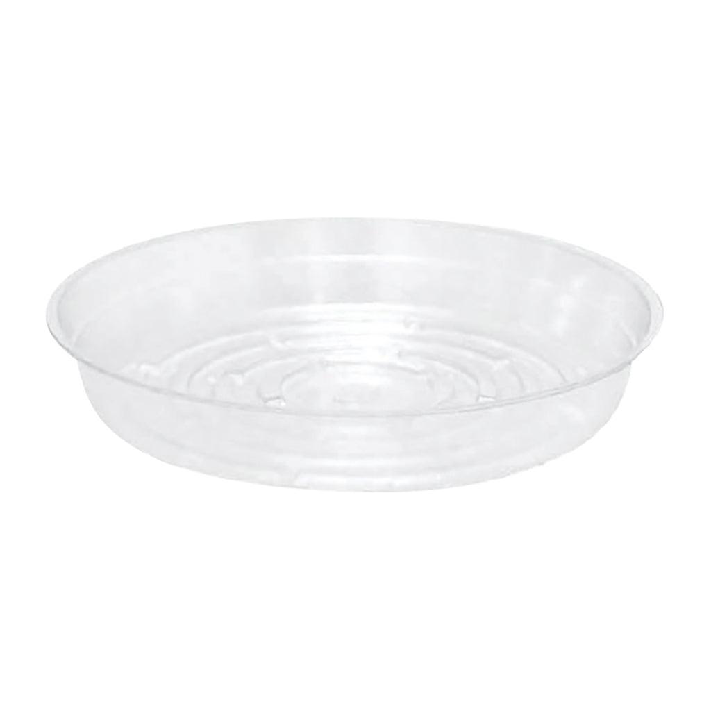 Saucer Clear Round Vinyl 8In