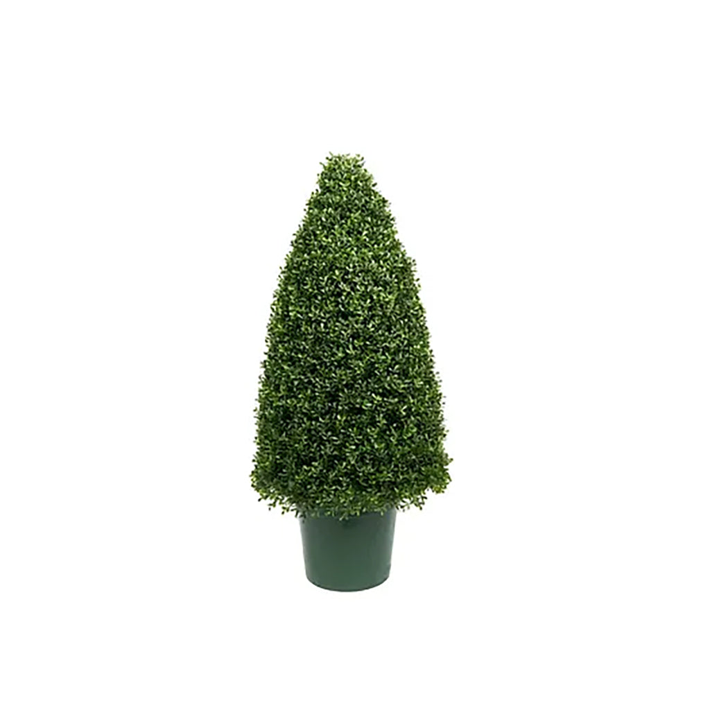 Tea Leaf Cone Topiary 30In Everlasting