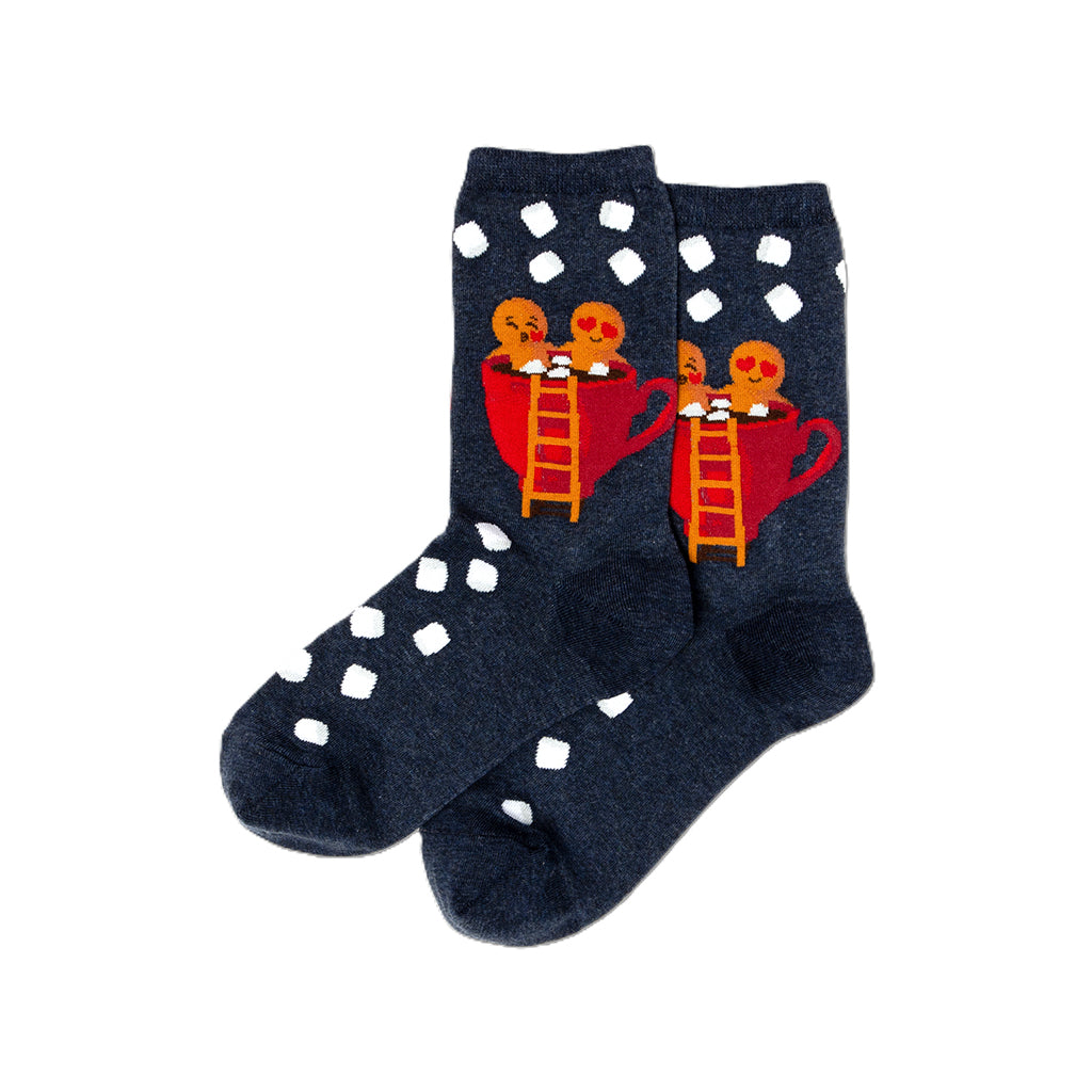 Gingerbread Couple Women's Hot Sox