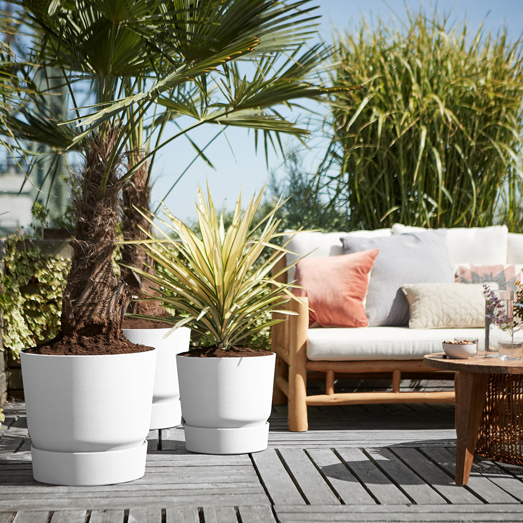 Greenville Round 25Cm White