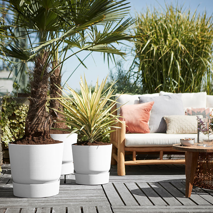 Greenville Round 30Cm White