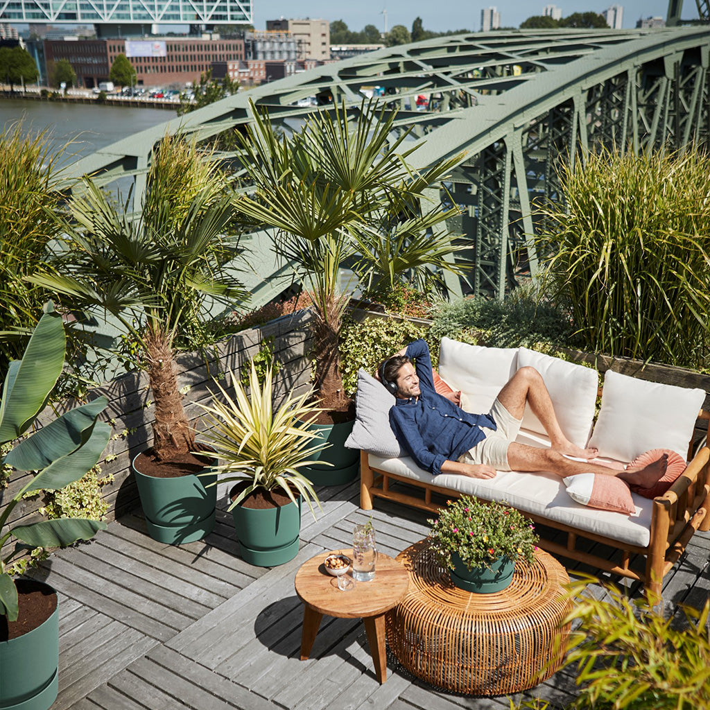 Greenville Round 40Cm Leaf Green