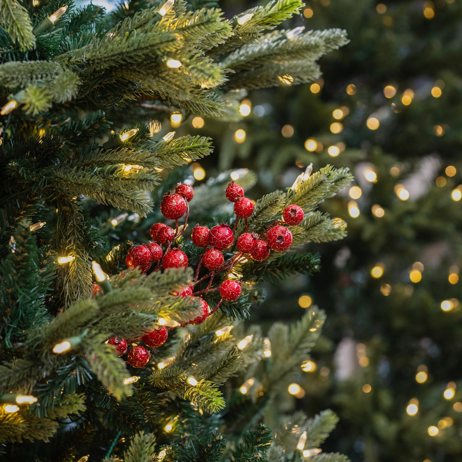 Red Glitter Crackle Cranberry - Small