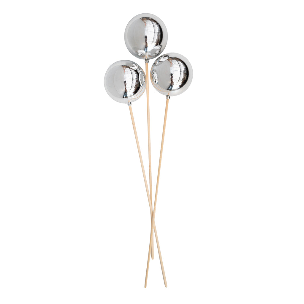 Ornamental Ball Silver 8cm