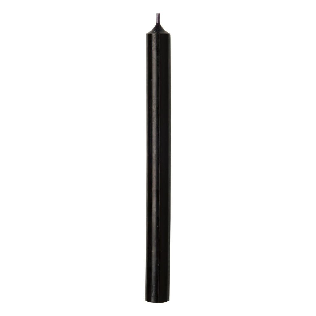 Dinner Candle 10 Inch Black
