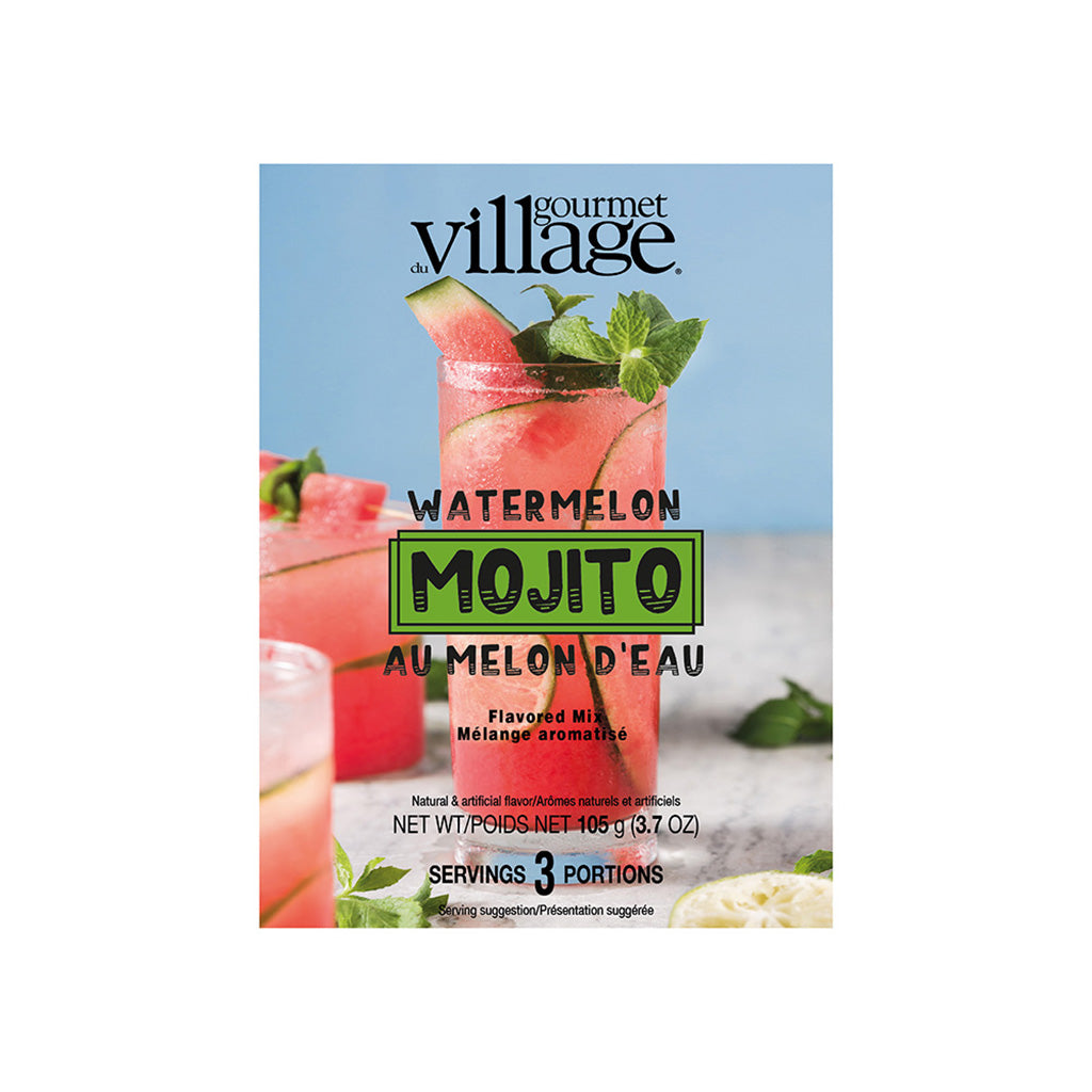 Watermelon Mojito Makes 3 servings