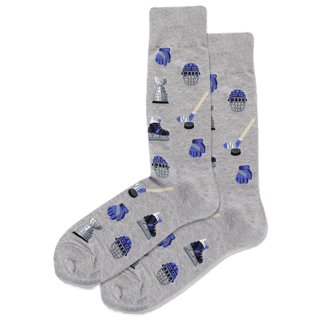 Mens Socks Hockey Grey