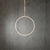 Outdoor Hanging Circle LED Classic White