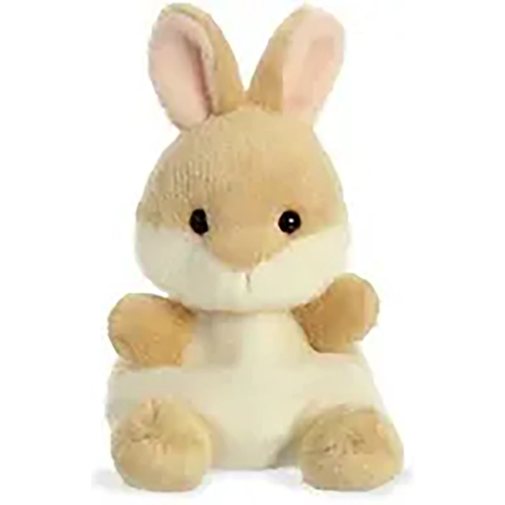 Enjoy sun-kissed adventures with the adorable Ella Bunny Palm Pal! This 5" plush toy is perfect for snuggling and bringing some fluffy fun to your day.