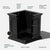 Brixton Cube Planter 19" Black