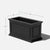 Brixton Rectangular Planter 33" Black