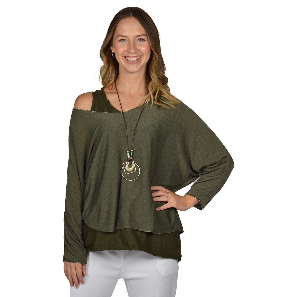 Matching 2 Piece Tunic Green