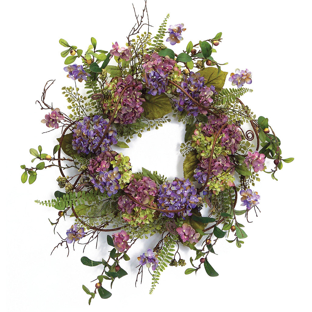 Wreath 22" Hydrangea