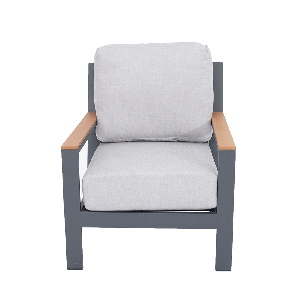Coronado Lounge Chair Graphite Lifeguard Dove