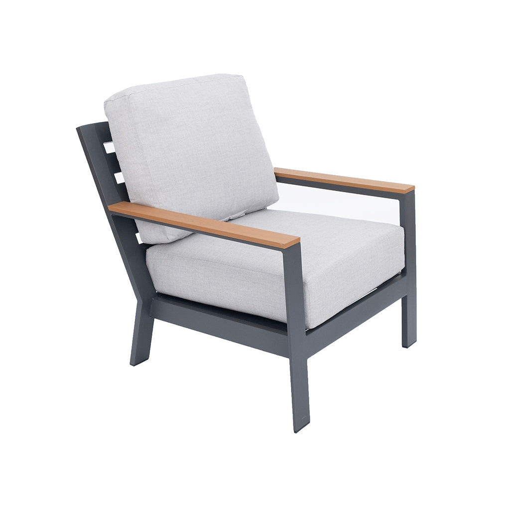 Coronado Lounge Chair Graphite Lifeguard Dove