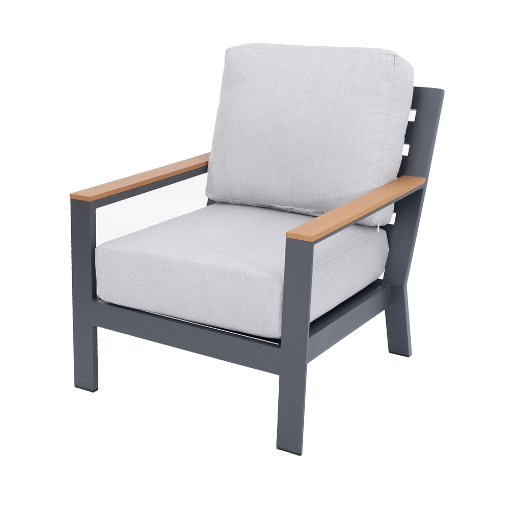 Coronado Lounge Chair Graphite Lifeguard Dove