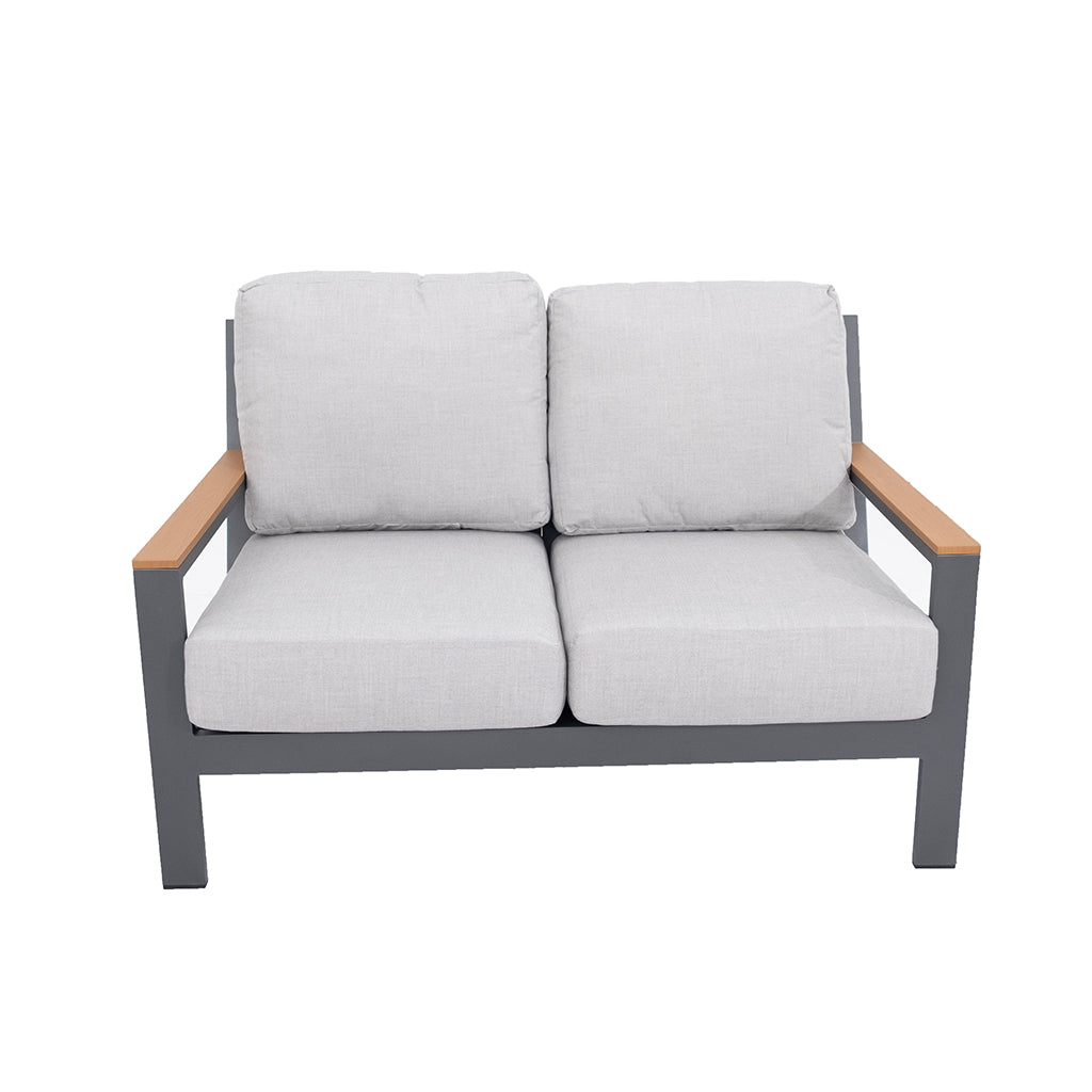 Coronado Loveseat - Graphite/Lifeguard Dove