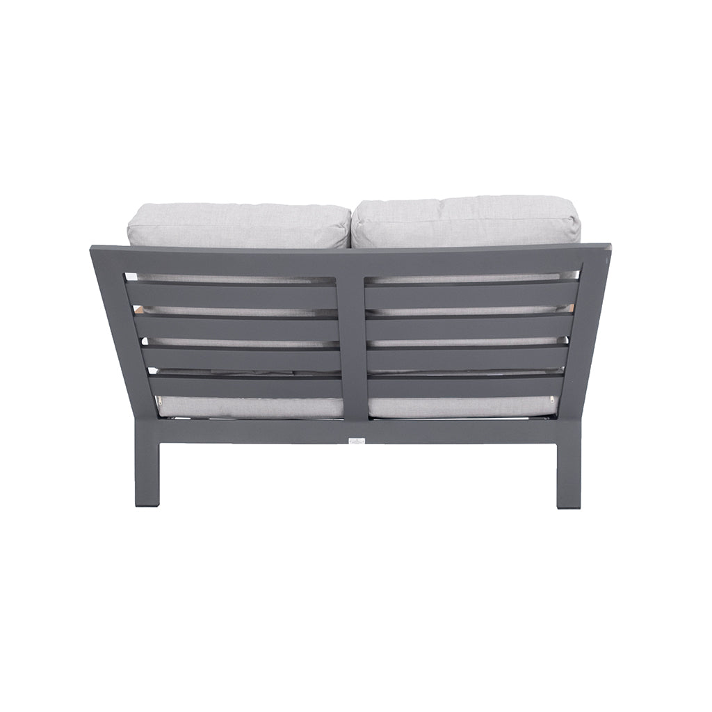 Coronado Loveseat - Graphite/Lifeguard Dove