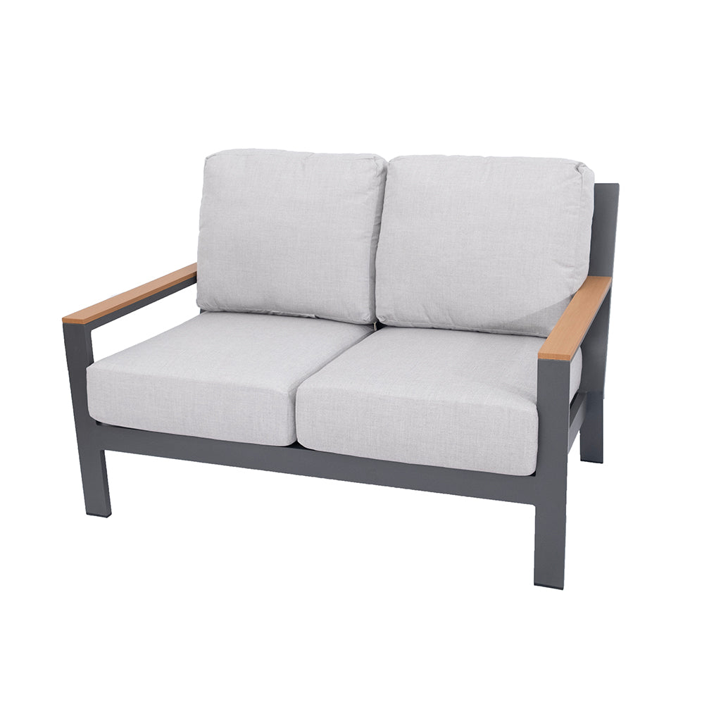 Coronado Loveseat - Graphite/Lifeguard Dove