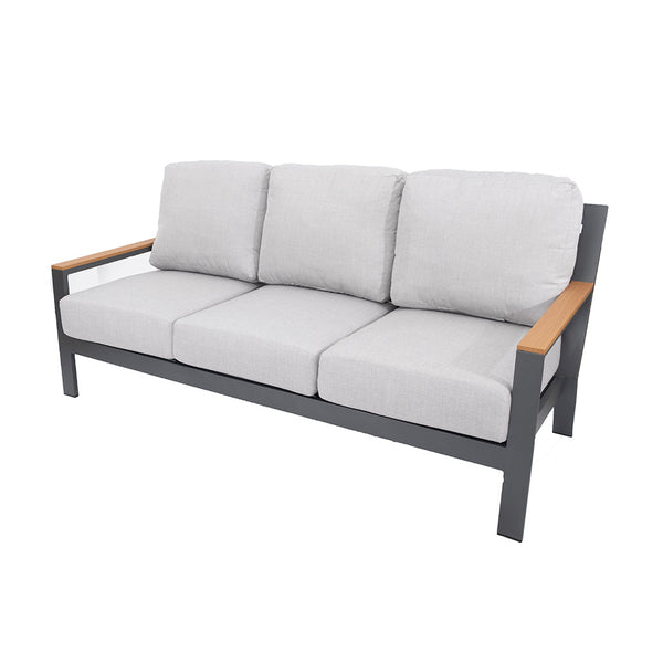 Coronado Sofa - Graphite/Lifeguard Dove - Sheridan Nurseries