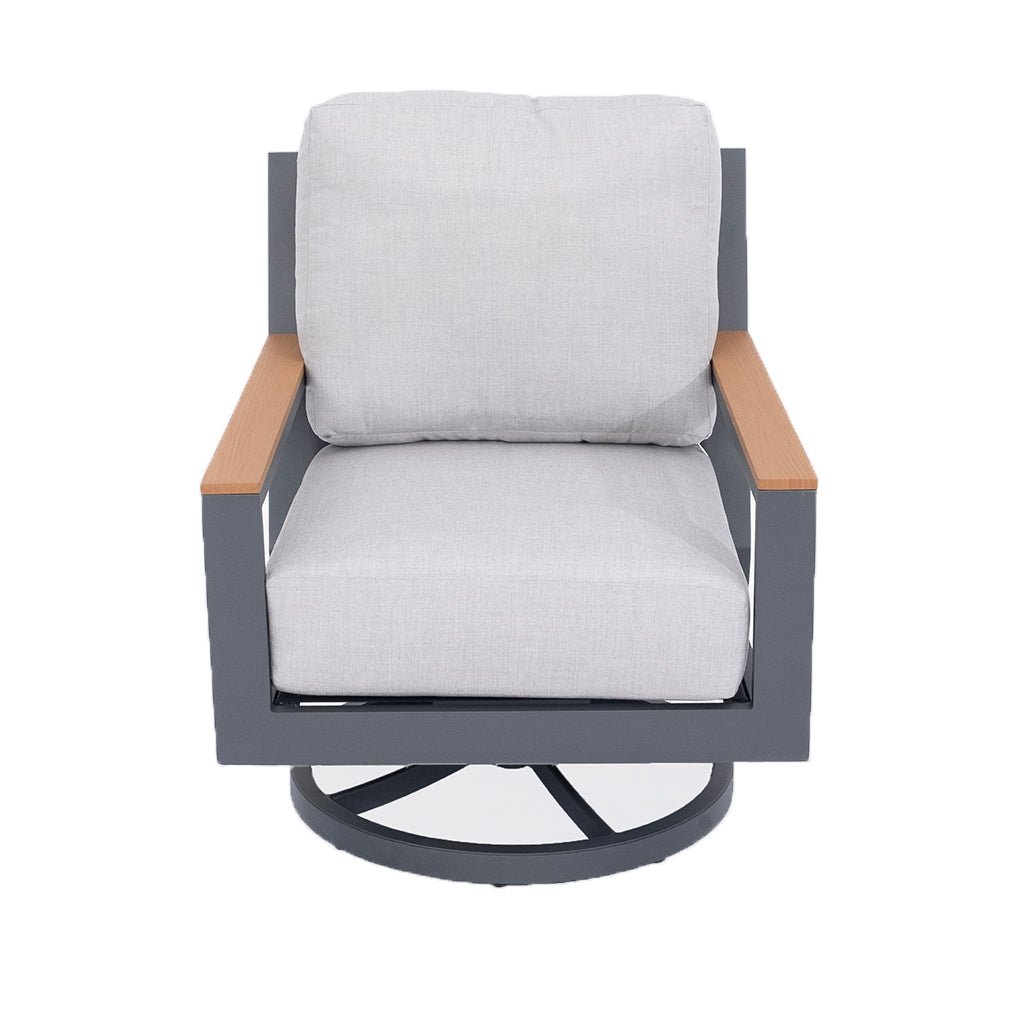 Coronado Swivel Rocker Chair Graphite/Lifeguard Dove