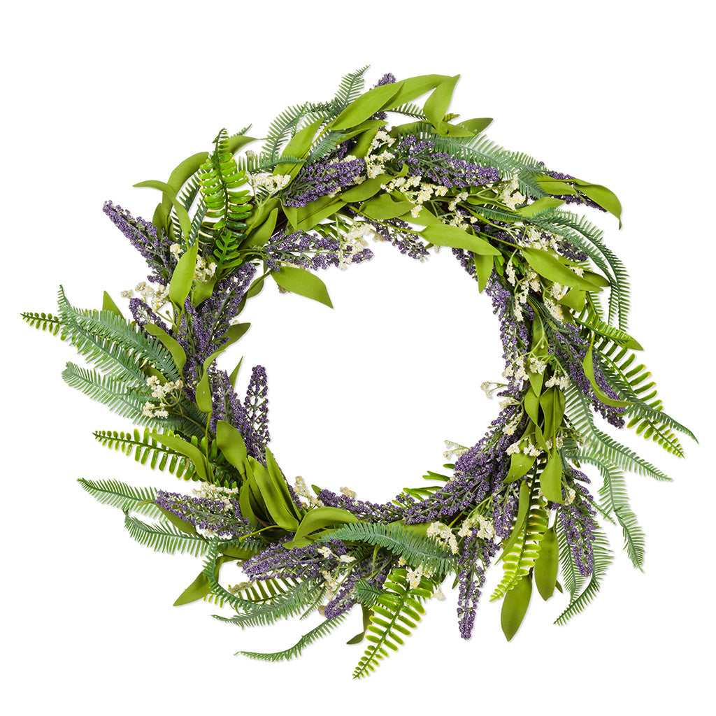 Wreath Lavender & Fern 16"
