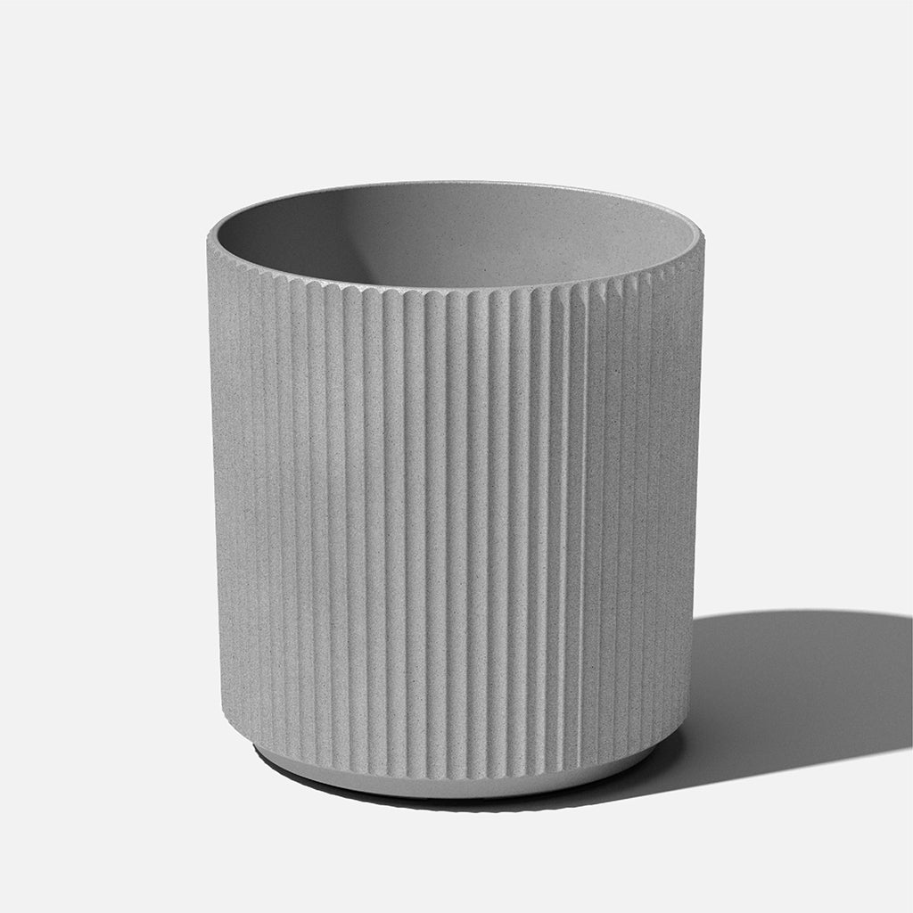 Mason Demi Planter 16" Grey